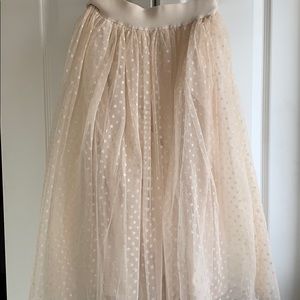 Glitter Morning Lavender Tulle Skirt Small